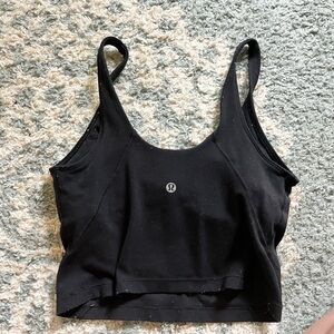 Lululemon black Logan tank size 6